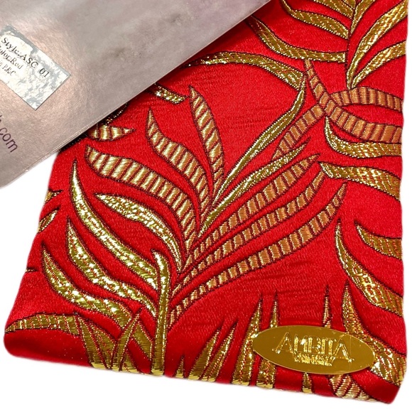 🎁 AMRITA SINGH Beijing Eyewear Case Red/Gold NWT - Picture 4 of 12